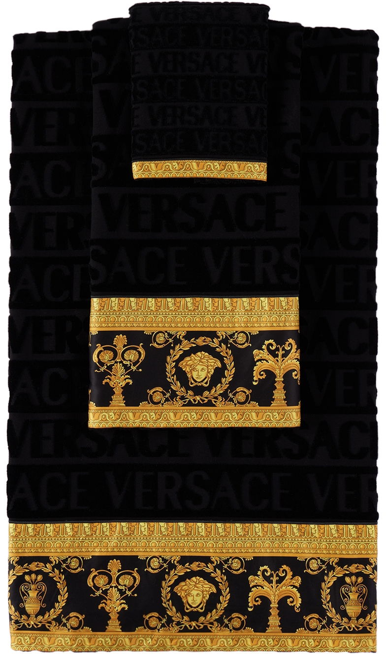 Flexstyle Versace I Heart Baroque Towel Set Sort | ZSET5TO01ZCOSP052