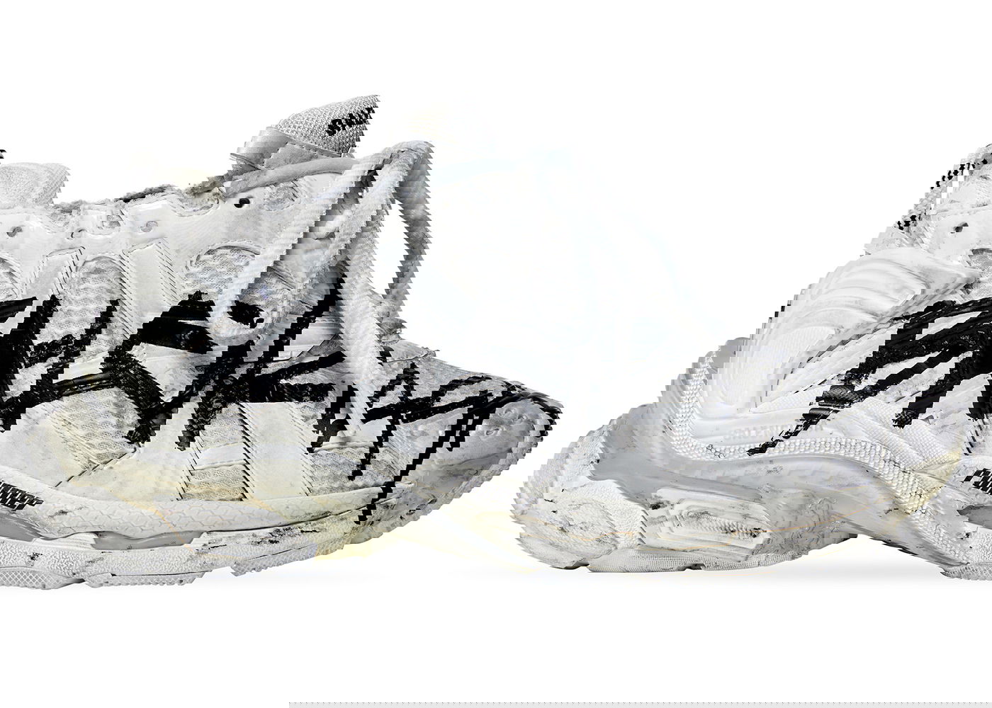 Sneakers og sko Balenciaga Runner "Graffiti White" Hvid | 677403W3RBQ9010, 0
