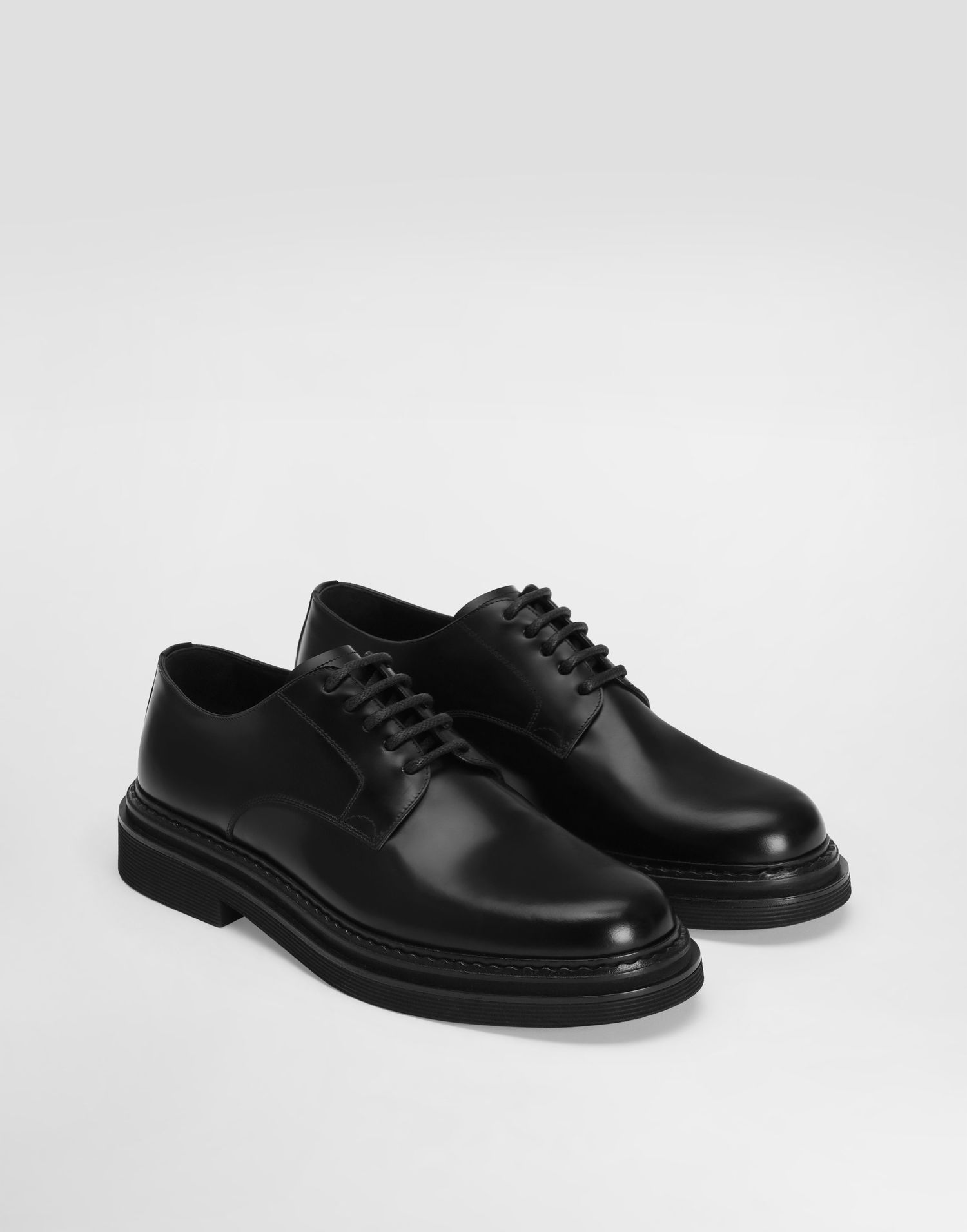 Tilbehør Dolce & Gabbana Dolce & Gabbana Brushed Calfskin Derby Sort | A10880A120380999, 1