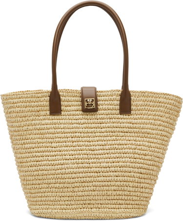 Mulepose Anine Bing ANINE BING Lou Monogram Tote Beige | A-13-11224-NAT1, 0