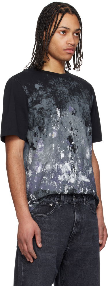 T-shirt rag & bone Rag & Bone Splatter Print T-Shirt Sort | MBC25ST033KJ33, 1