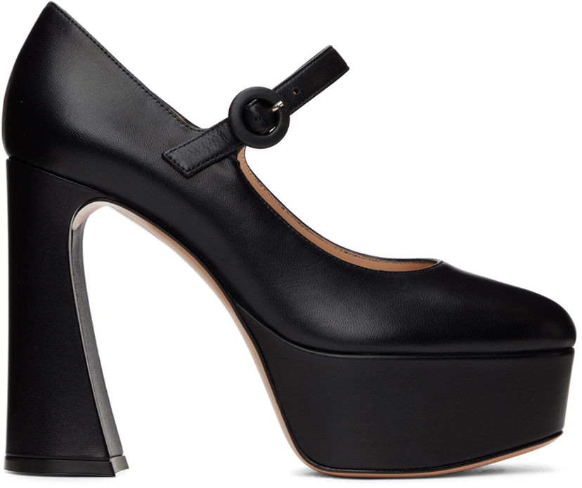 Sneakers og sko Gianvito Rossi Platform Mary Jane Pumps Sort | G22183.70RIC.NAP
