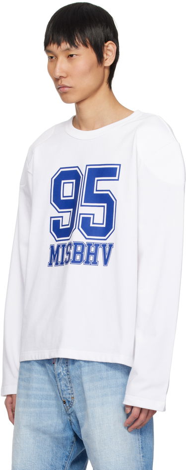 Sweater MISBHV MISBHV 95 Longsleeve T-Shirt Hvid | 250M158, 3