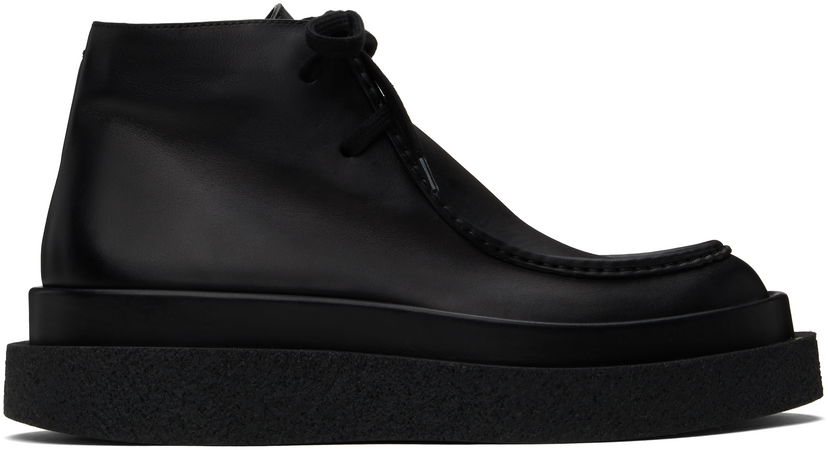 Sneakers og sko Jil Sander Jil Sander Low Lace-Up Boots Sort | J33ZJ0011_P4942