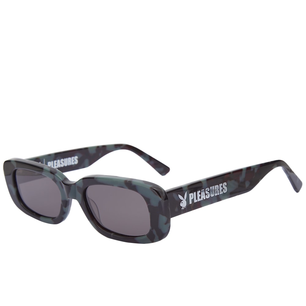 Solbriller Pleasures Playboy x Mansion Sunglasses Sort | P22PB050-BLK, 0