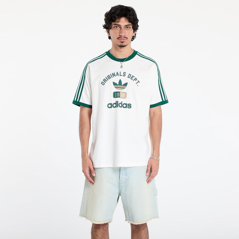 T-shirt adidas Originals 3-Stripes Originals Dept. Graphic Tee Hvid | KD6266