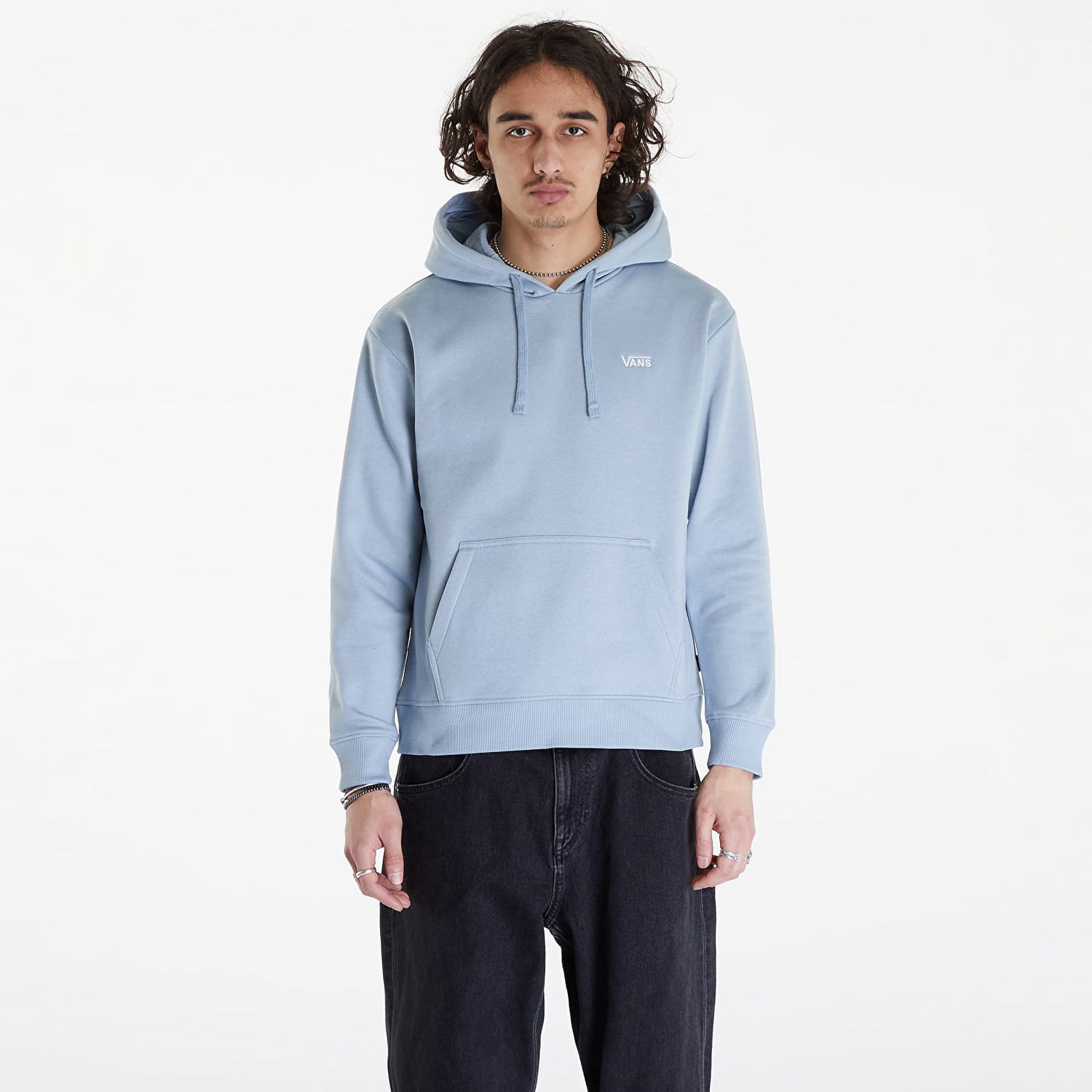 Sweatshirt Vans Flying V Bff Hoodie Eme Dusty Blue Blå | VN00046YDSB1, 0