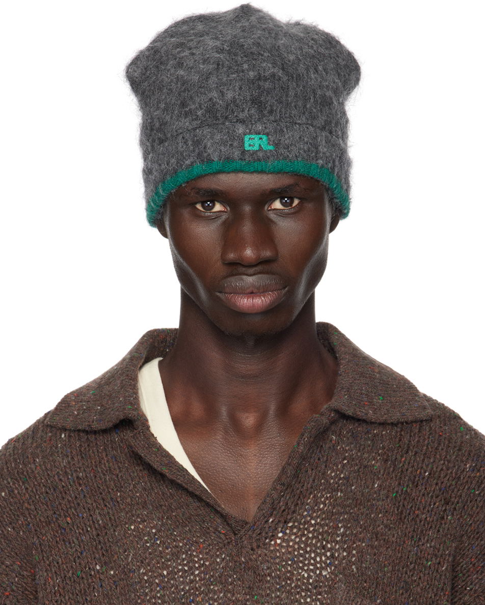 Beanie ERL Overwashed Beanie Grå | ERL09K035, 0