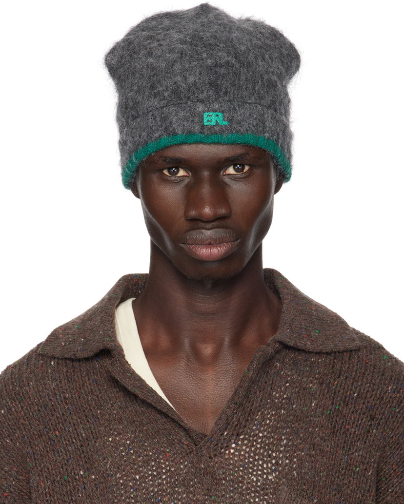 Beanie ERL Overwashed Beanie Grå | ERL09K035