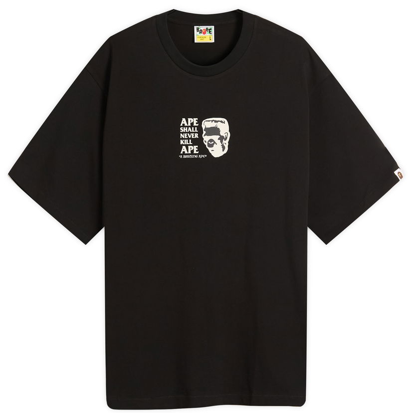 T-shirt BAPE A Bathing Ape Frankenstein Graphic Tee, Size Small Sort | 001TEL801338M-BLK