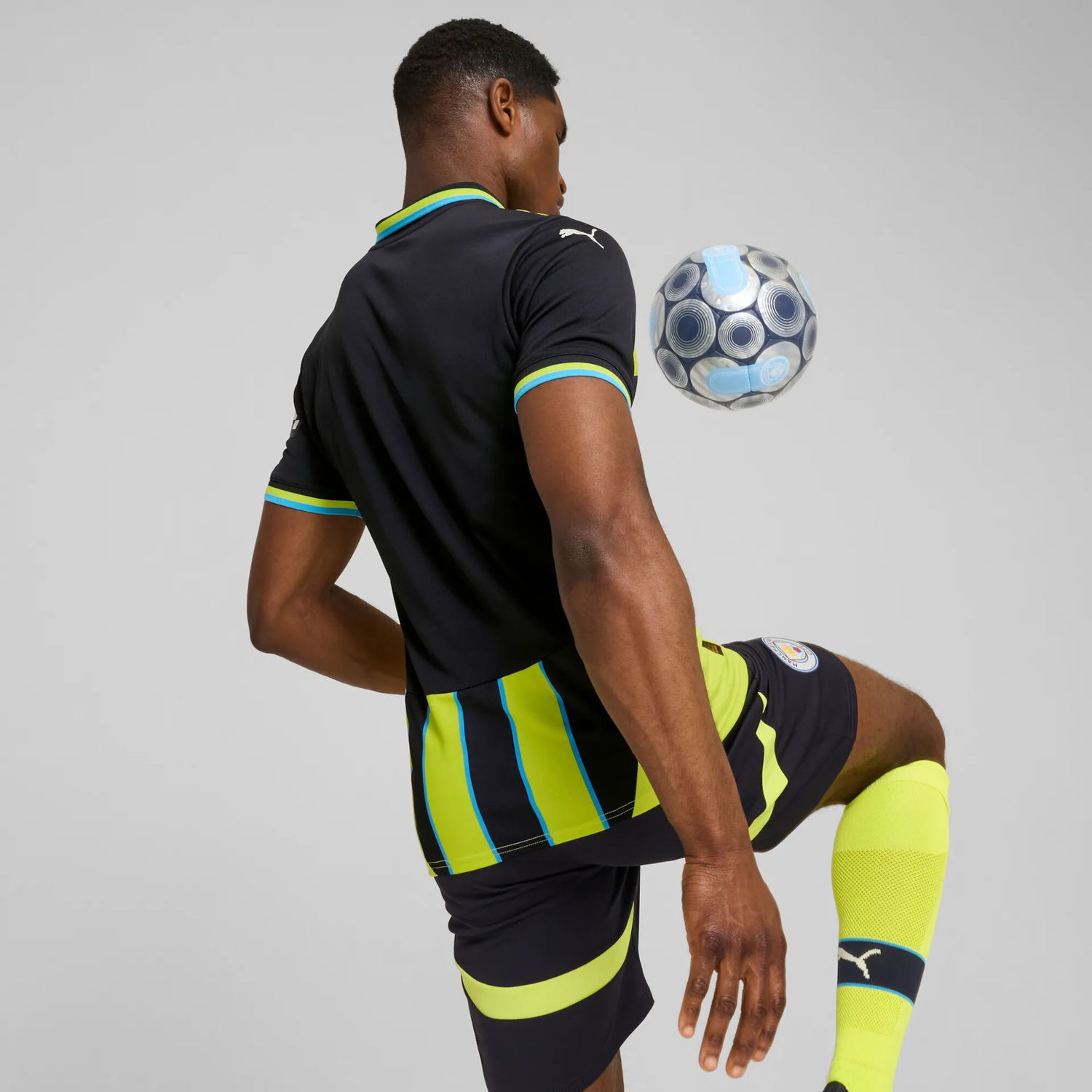 Skjorte Puma Manchester City 2024/25 Away Jersey Blå | 775086-02, 1