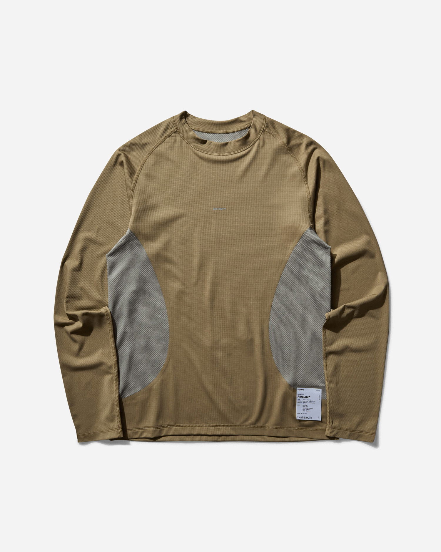 T-shirt Satisfy AuraLite Tech Longsleeve T-Shirt Brun | 11026 AG-SA, 0
