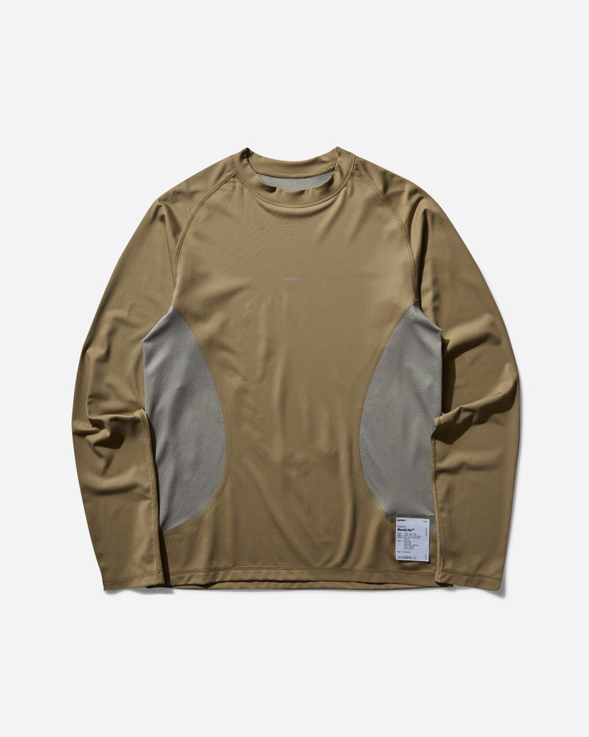 T-shirt Satisfy AuraLite Tech Longsleeve T-Shirt Brun | 11026 AG-SA