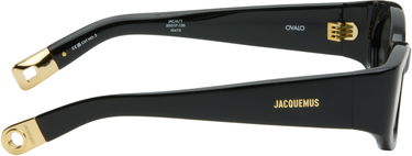 Solbriller Jacquemus 'Les Lunettes Ovalo' Sunglasses Sort | JAC4C1SUN, 3