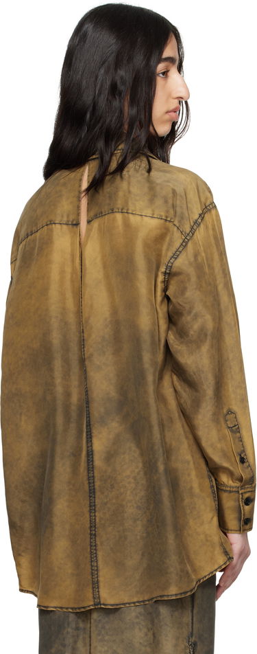 Skjorte Maison Margiela MM6 Maison Margiela Light Silk Shirt Brun | S52DT0046 M35244, 2