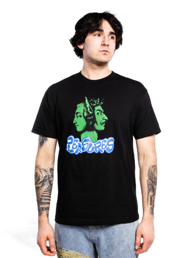 T-shirt Pleasures Two Face T-Shirt Sort | P21W046-BLACK