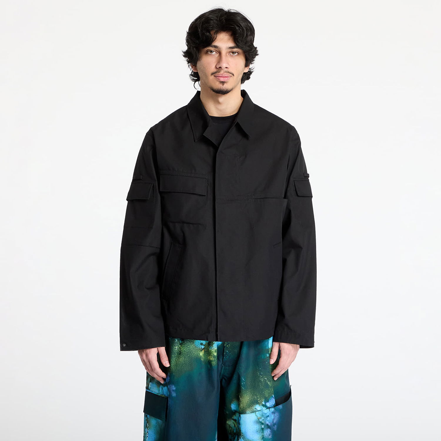 Jakke Y-3 Y-3 Field Shirt Jacket Sort | JI7083, 0