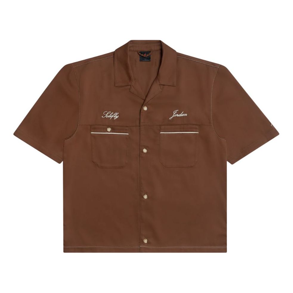 Skjorte Jordan Jordan x SoleFly Barista Shirt Brun | HM5039-259, 0