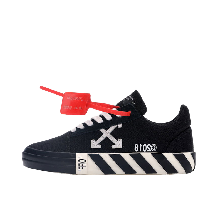 Sneakers og sko Off-White Vulc Low Updated Stripes Black W Sort | OWIA146R198000161000