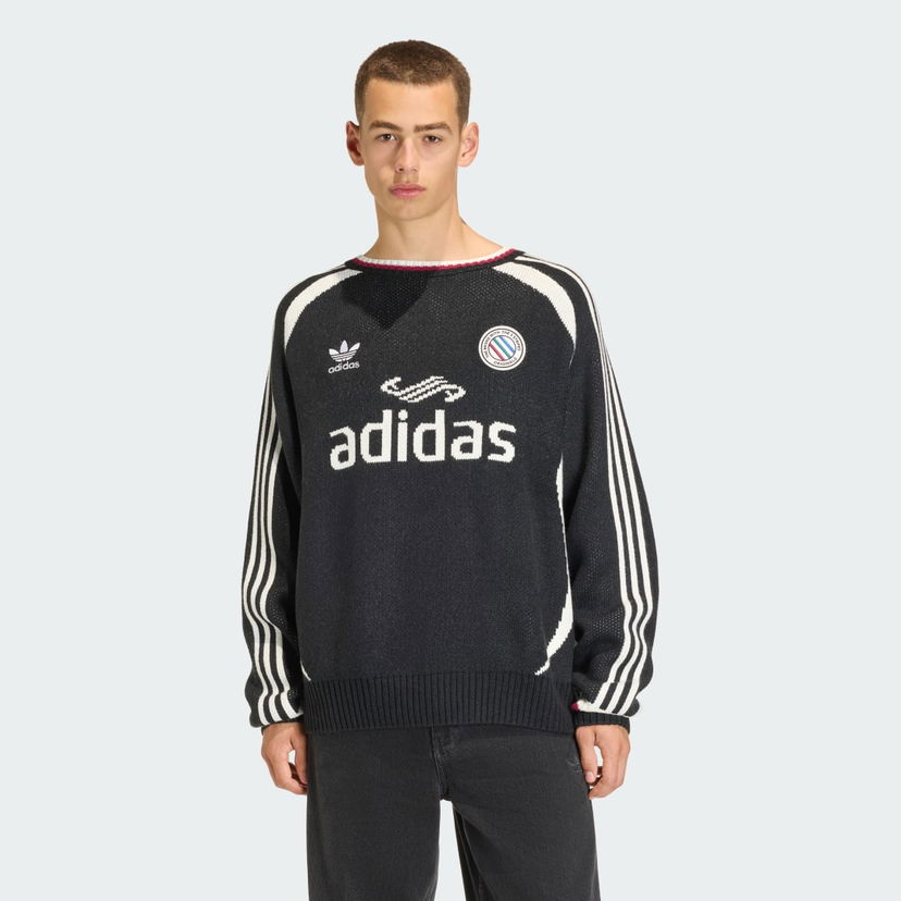 Sweater adidas Performance AdiColor Blokecore Sweater Sort | KQ5080
