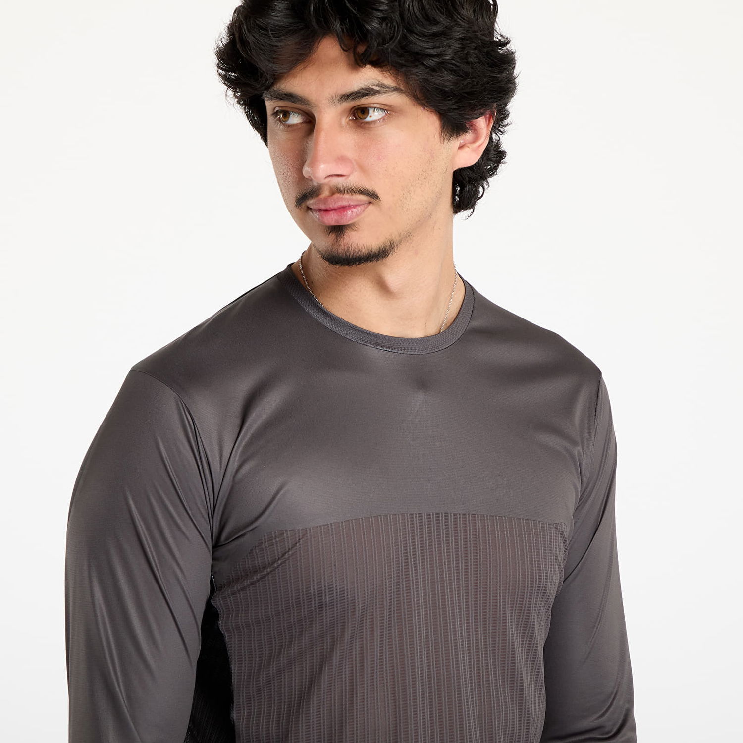 T-shirt Soar Running SOAR Long Sleeve Hot Weather T-Shirt Grå | SS25-SLS5M-BLK, 1