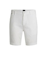 Slim-Fit Stretch-Cotton Twill Shorts
