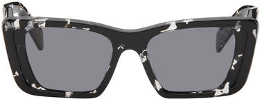 Solbriller Prada Tortoiseshell Square Sunglasses Sort | 0PR 08YS 8056262085301, 0