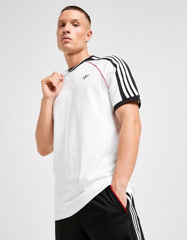 T-shirt adidas Originals 3-Stripes T-Shirt Hvid | KD4340, 1