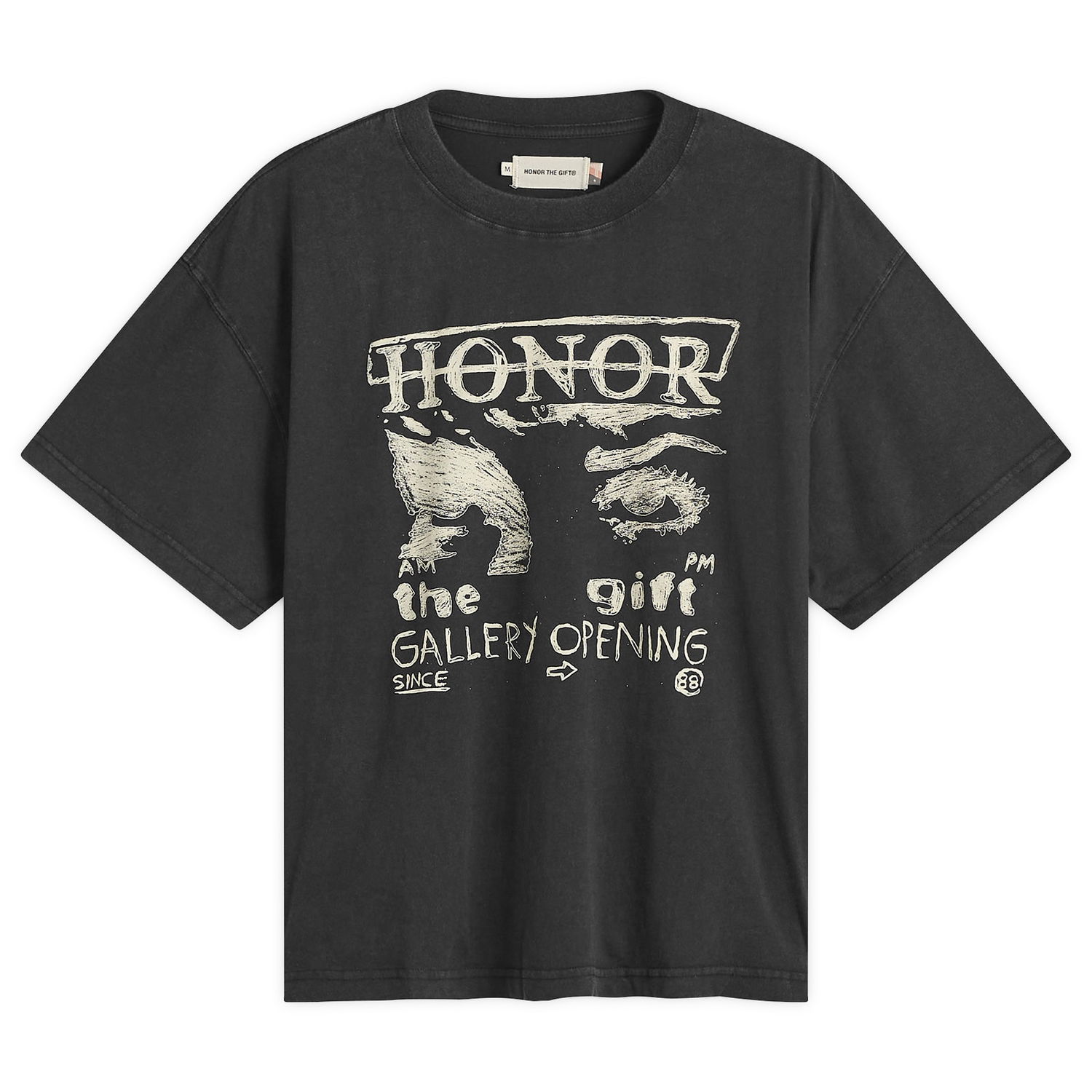 T-shirt Honor The Gift Art That Reflects Graphic T-Shirt Sort | HTG250347-BLK, 0