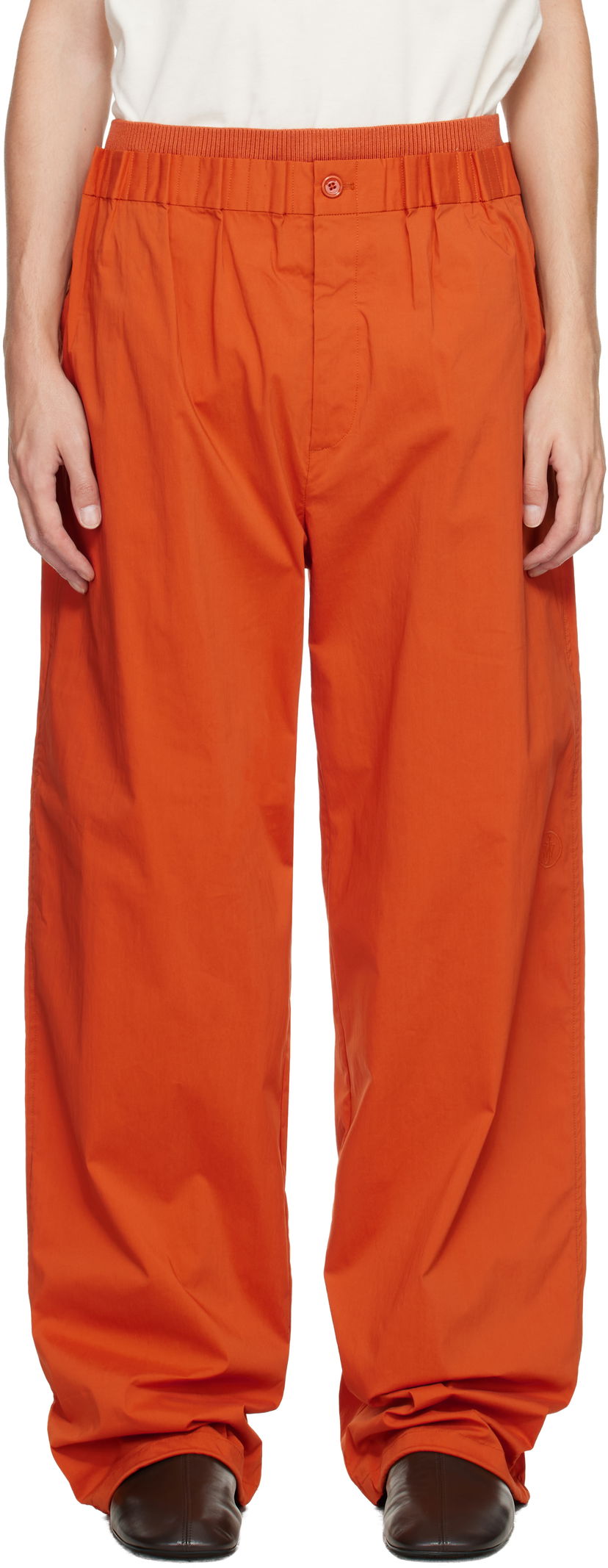 Joggingbukser JW Anderson JW Anderson Gathered Waist Sweatpants Orange | TR0411-PG1838