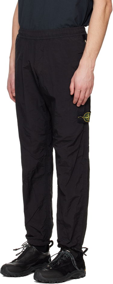 Joggingbukser Stone Island Stone Island Regenerated Nylon Metal ECONYL Sweatpants Sort | K1S15 3100005 S0019, 3