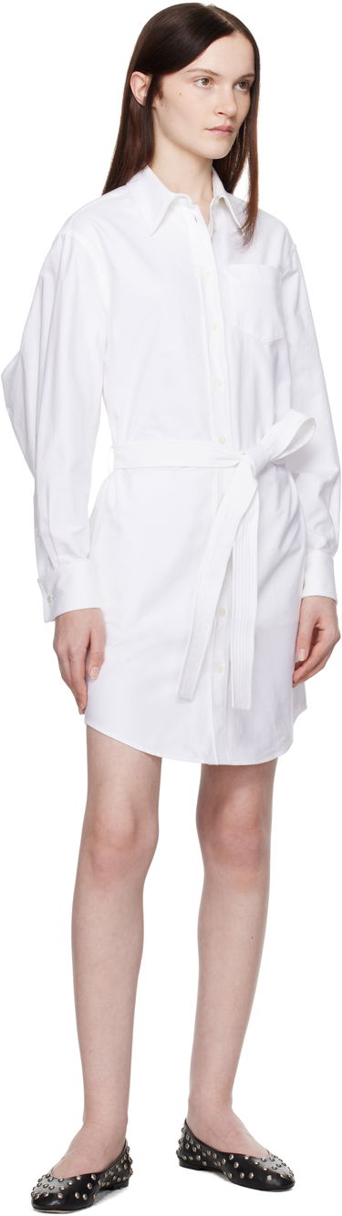 Skjorte KENZO Kimono Sleeve Shirt Dress Hvid | FF52RO4059LO, 3