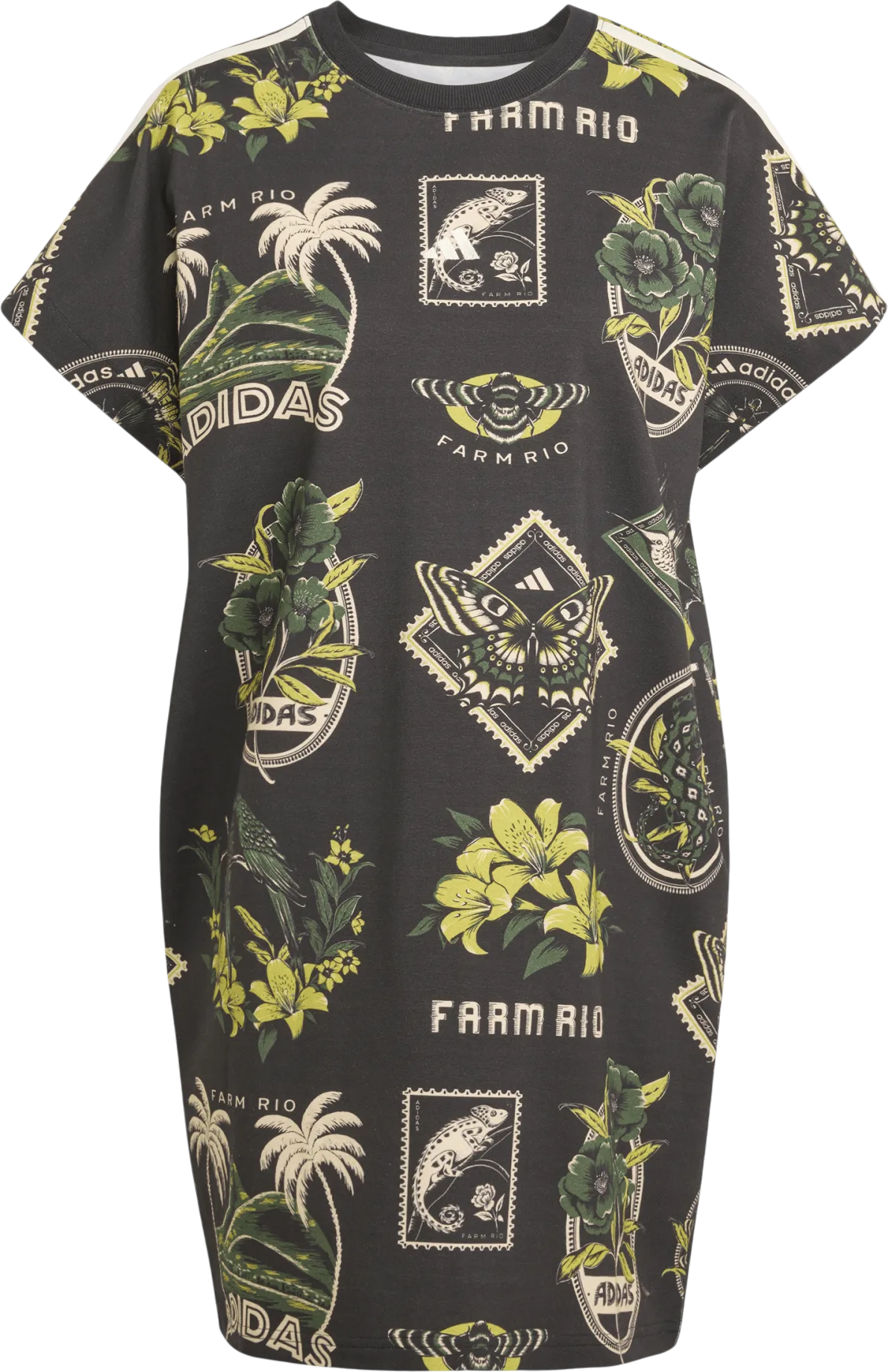 Kjole adidas Originals adidas Farm Women's T-Shirt Dress Sort | jl7004, 0
