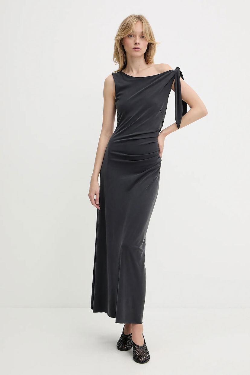 Kjole Samsoe Samsoe Samsoe Samsoe SASUS Maxi Dress Grå | F25200039