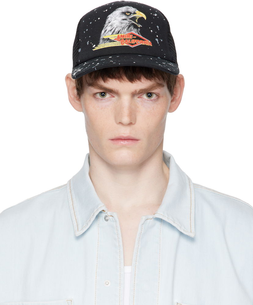 Kasket AMIRI AMIRI Vintage Trucker Cap Sort | AMHATR1027