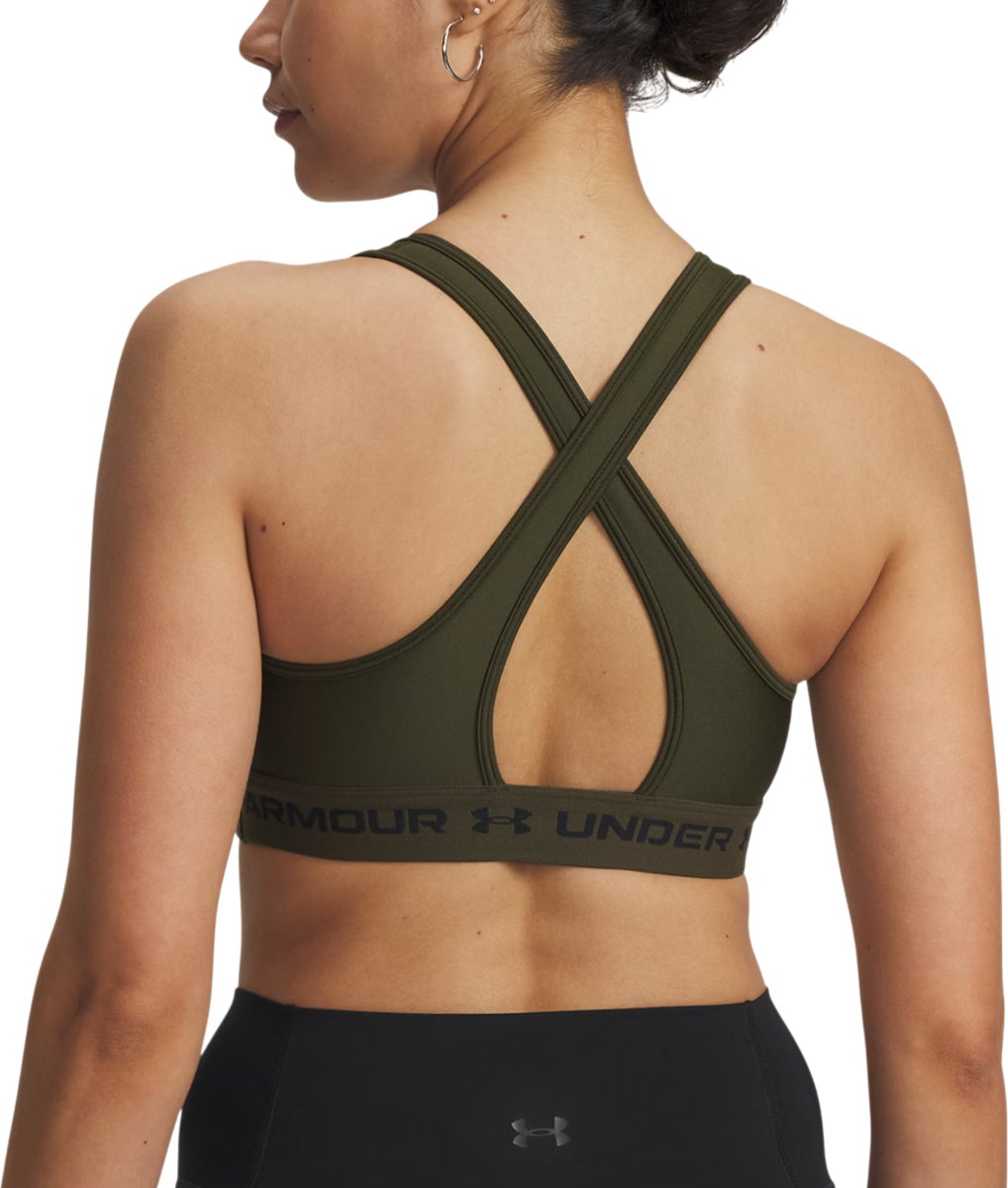 Bh Under Armour Crossback Mid Sports Bra Grøn | 1361034-308, 1