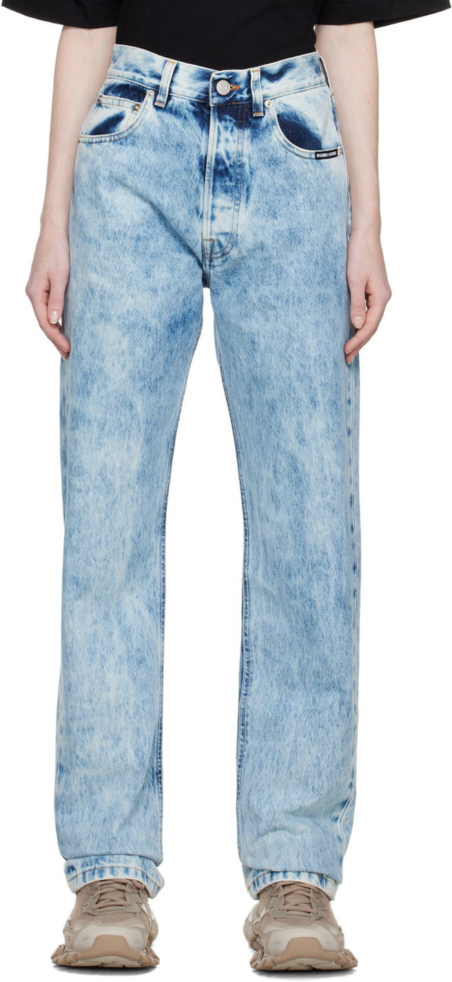 Jeans VETEMENTS Boiled Jeans Blå | VL14PA340B