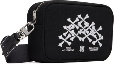 Håndtaske AMIRI AMIRI Bones Stacked Camera Bag Sort | AMBGCM1018, 1