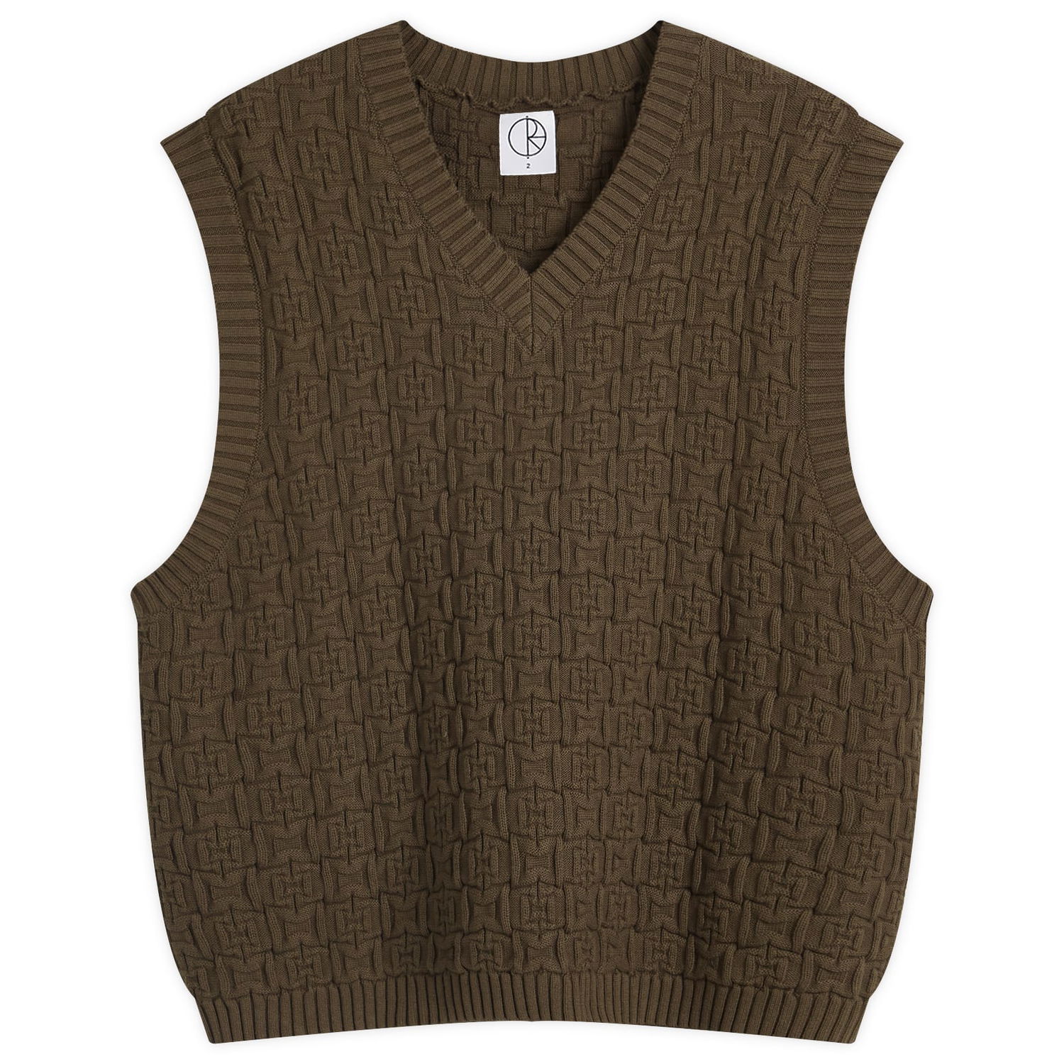 Vest Polar Skate Co. Alex Knitted Vest Brun | PSC-F24-11, 0