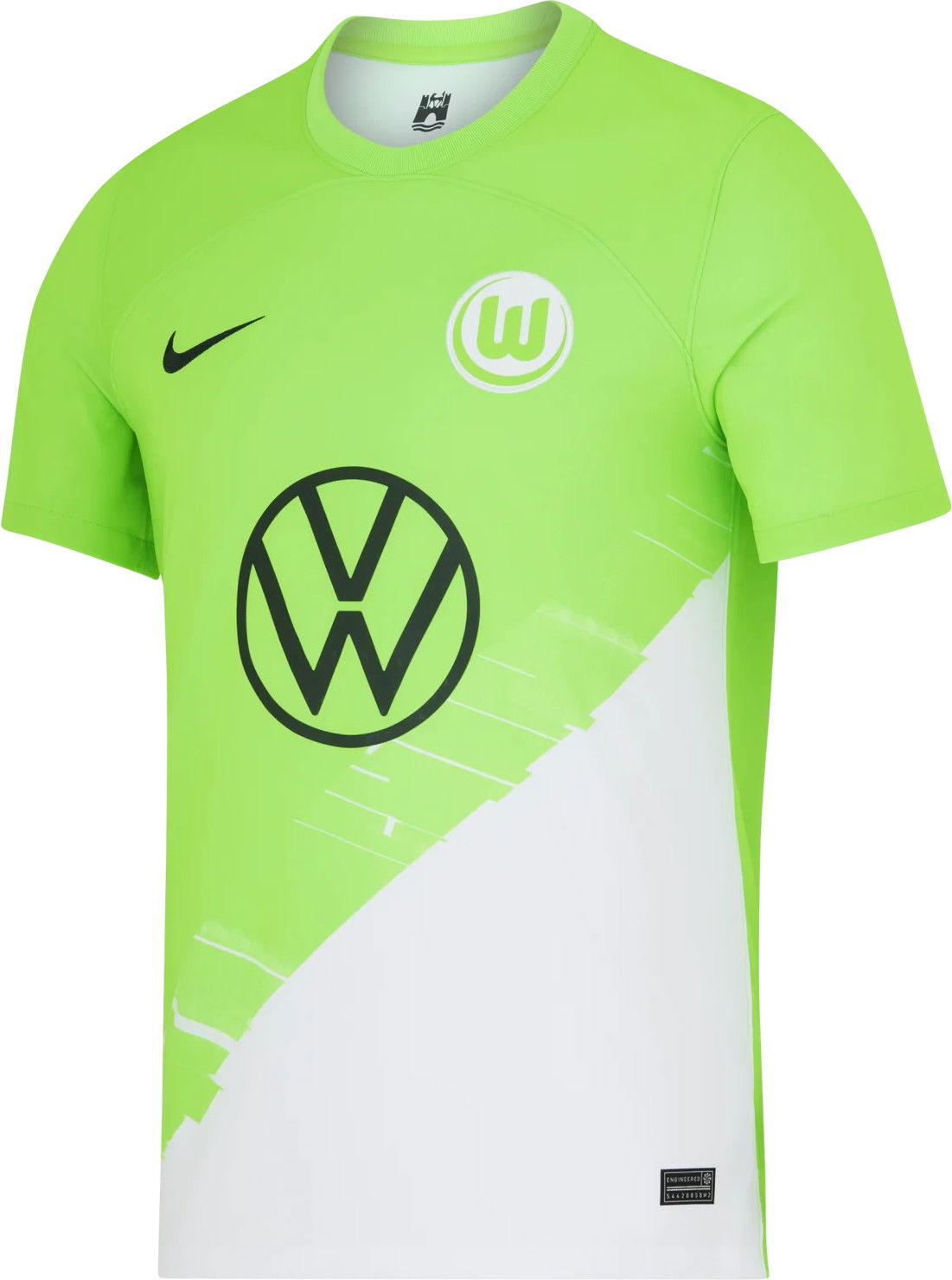Jersey Nike VfL Wolfsburg Stadium 2023/24, Grøn | fj7701-310, 0
