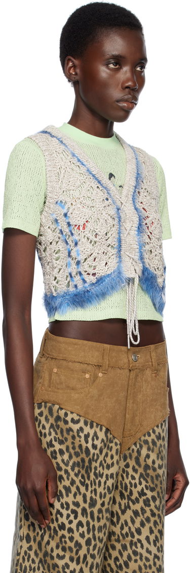 Sweater Andersson Bell Andersson Bell Western Lace-Up Knit Vest Sort | atb1318w, 4