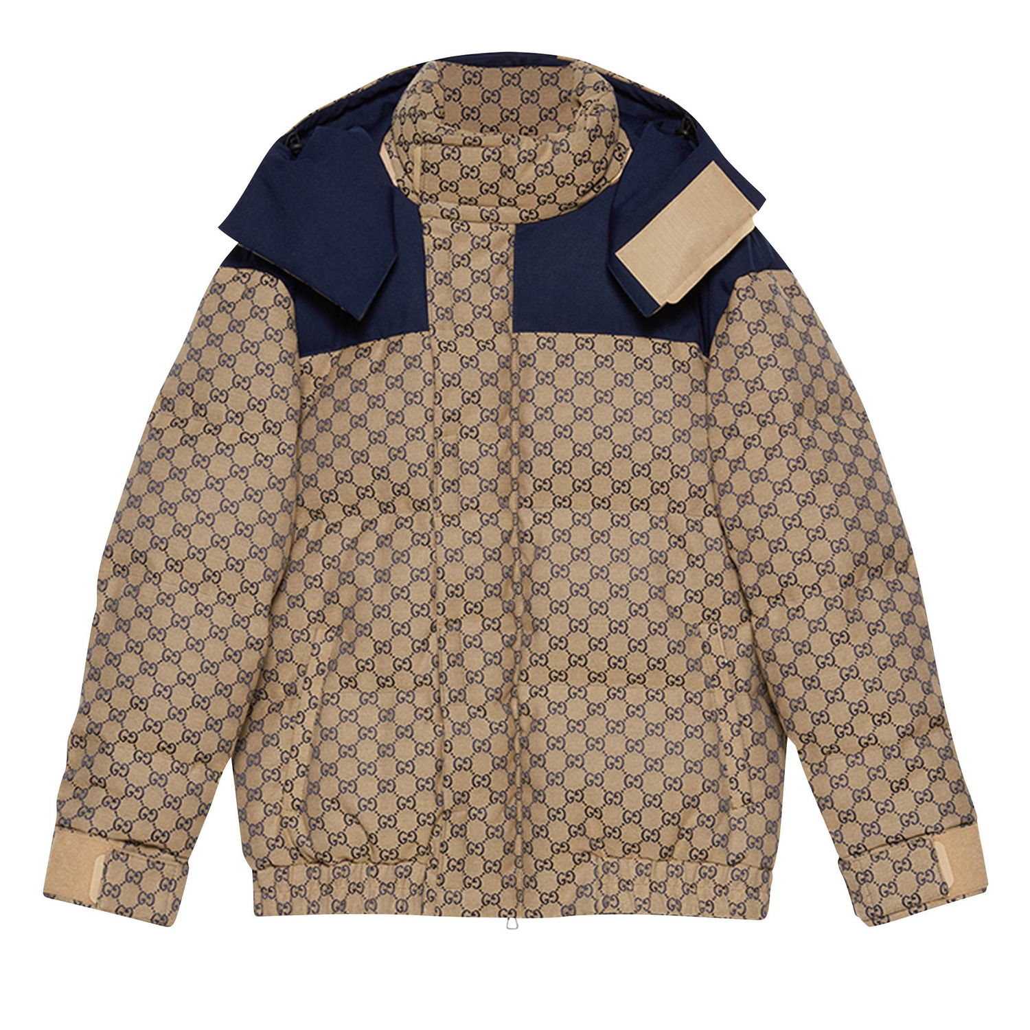 Jakke Gucci GG Canvas Goose Down Jacket Beige | 715535 Z8A52 9120, 1