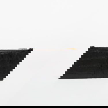 Tegnebog CALVIN KLEIN Croc 6 Cc Cardcase Black Sort | LV04F1094G UB1, 1