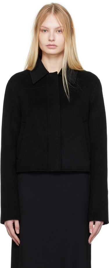 Jakke Loulou de Saison Loulou de Saison Zhanna Wool Jacket Sort | ZHANNA, 0