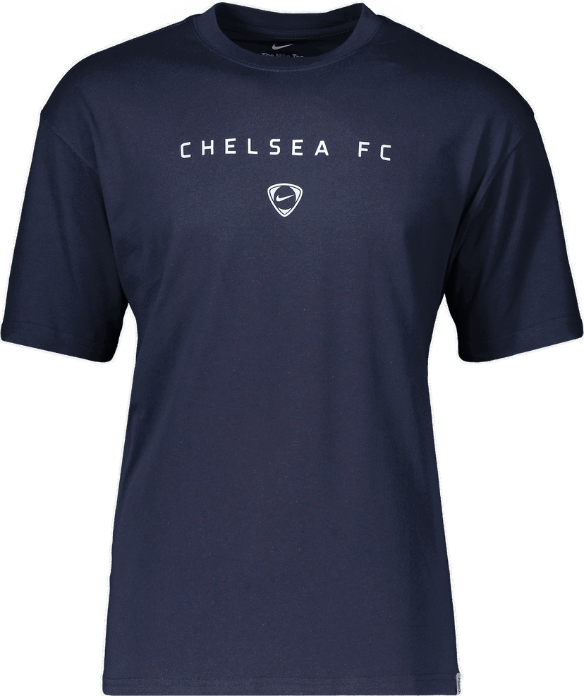 T-shirt Nike Nike Total 90 Chelsea FC Wordmark Soccer T-Shirt Mørkeblå | hv4918-451