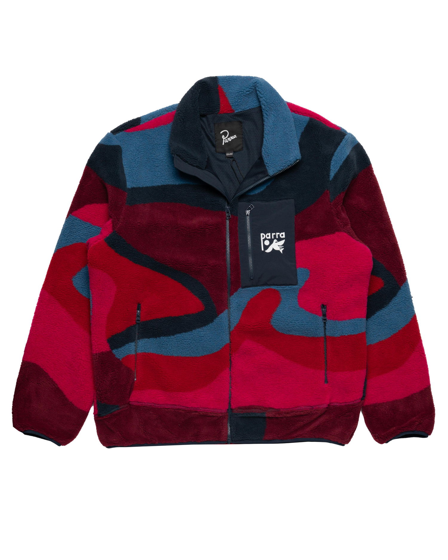 Jakke By Parra Full ftp booster polar fleece jacket Flerfarvet | 54345, 0