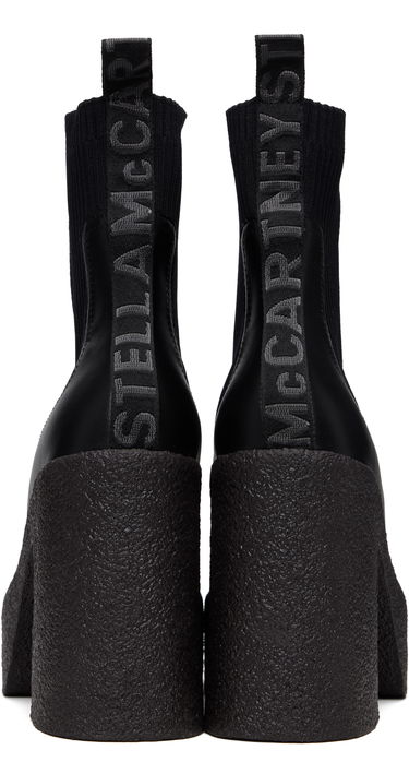 Sokker Stella McCartney Stella McCartney Skyla Heeled Sock Chelsea Boots Sort | 810440APADE0, 1