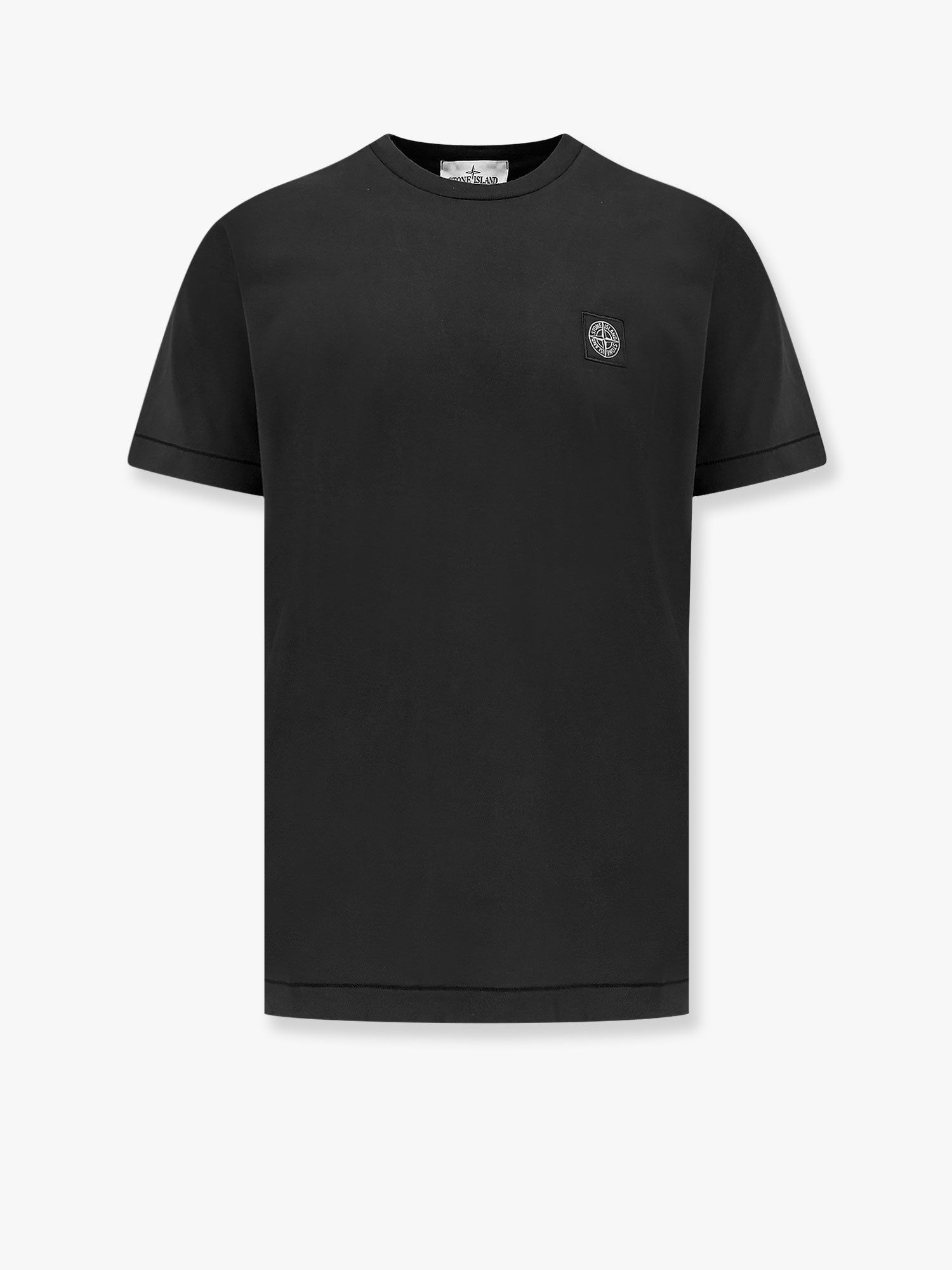 T-shirt Stone Island Black Cotton T-Shirt Sort | K1S152100039S0013V0029, 0