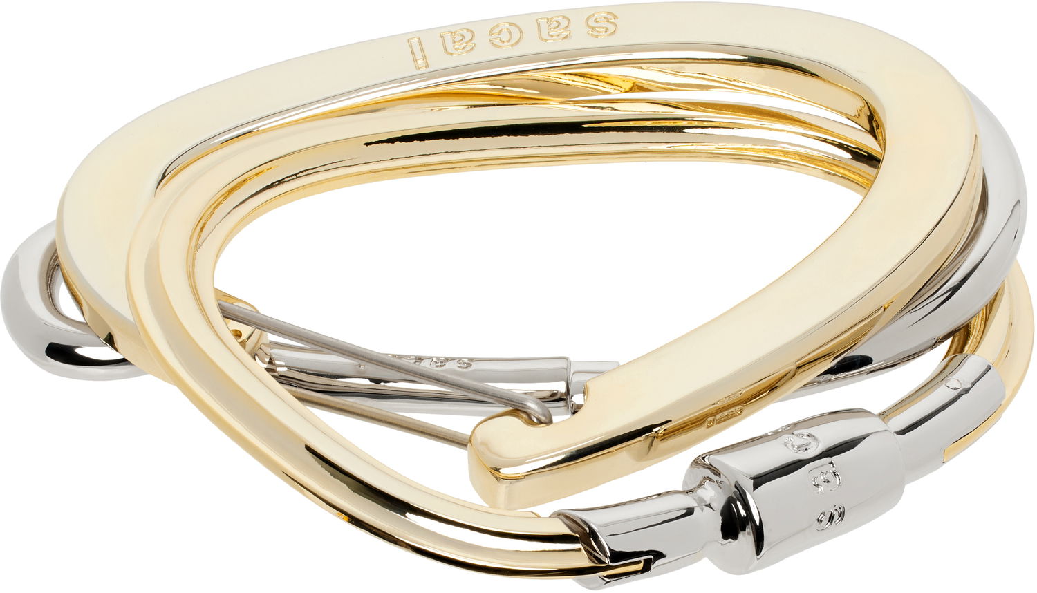 Nøgleringe sacai Sacai Carabiner Bangle Bracelet Metalisk | 25-07923, 1
