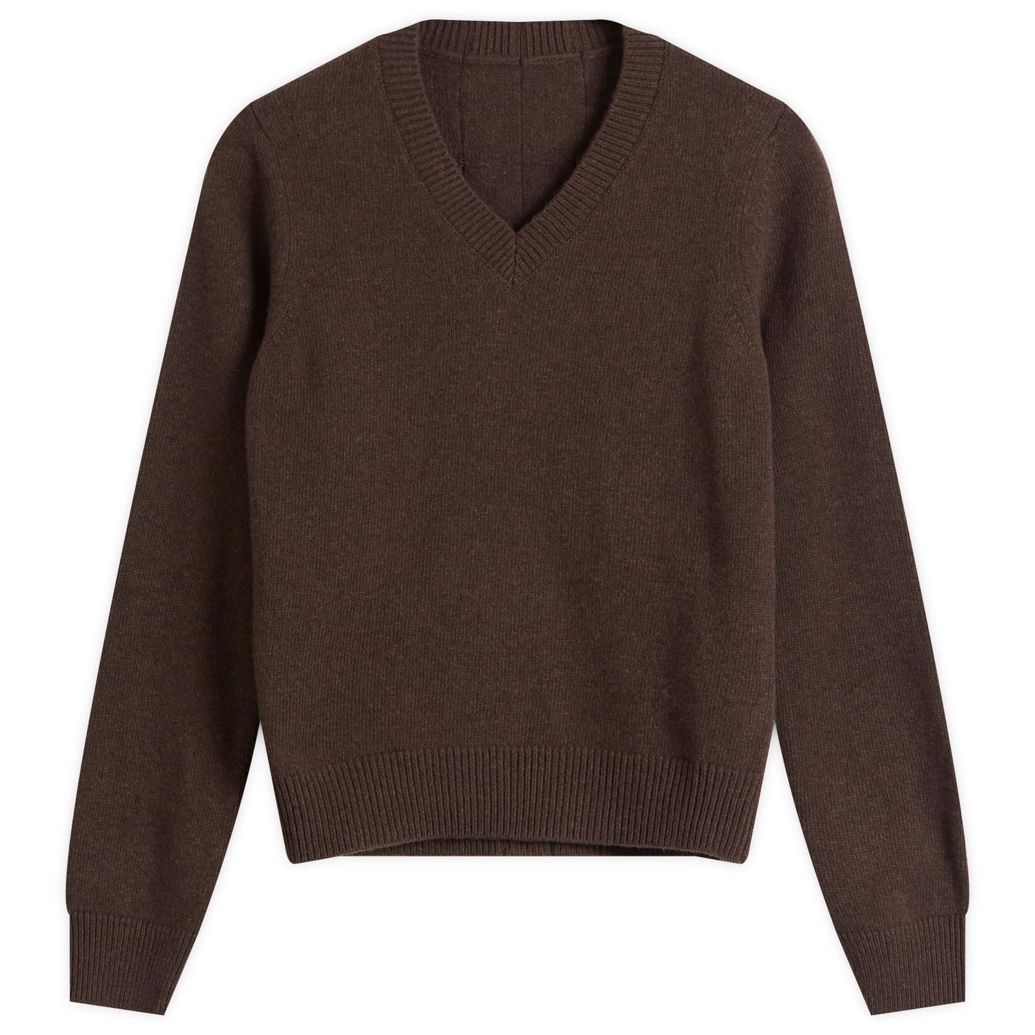 Sweater Maison Margiela MM6 V-Neck Knitted Jumper Brun | S62HN0007-M13187-144, 1